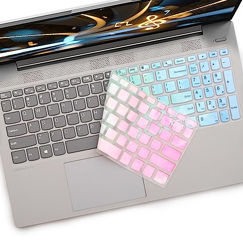 Capa de teclado colorida para Lenovo Yoga 7i 15.6 16, Ideapad 3 3i/Ideapad 5 5i 15.6 17.3, Lenovo Fl