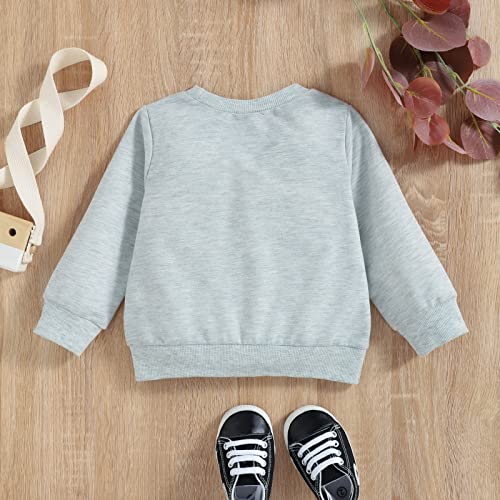 Baby Boy Girl Pumpkin Sweatshirt Tops Toddler Halloween Outfit Long Sleeve Crewneck Pullover Sweater Shirt Fall Clothes3