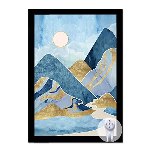 keibiubu Black Poster Frame, 8x12 Picture Frame for Photo Collage Canvas Display Horizontally or Vertically Wall Mount and Tabletop(Size 8 x 12 inches)