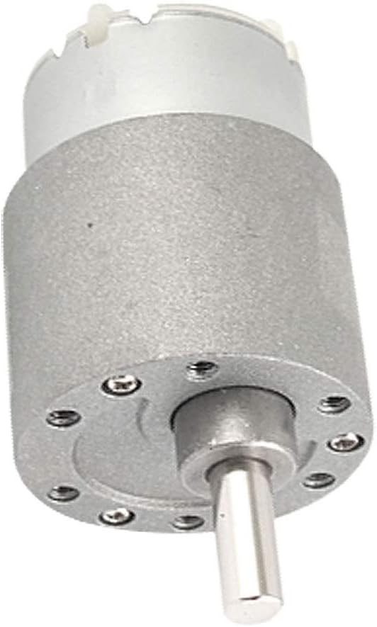 Aexit 10RPM Output Motors Speed 37mm Diameter 12V 0.4A DC Gear Kit Geared Motor