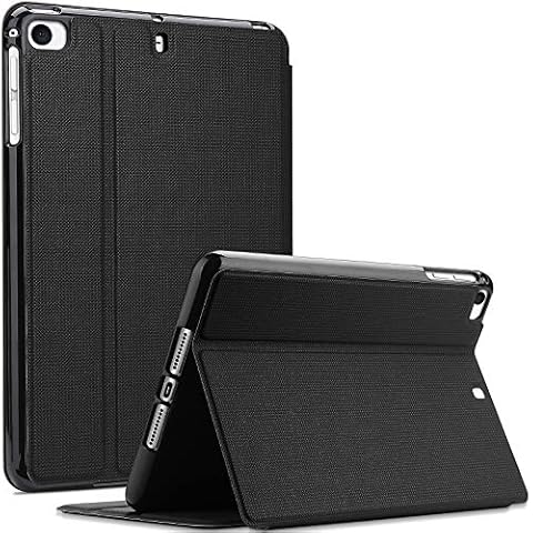ProCase for iPad Mini 1 / 2 / 3 / 4 / 5 Case, Shockproof Lightweight Slim Stand Protective Case Folio Cover -Black Cover