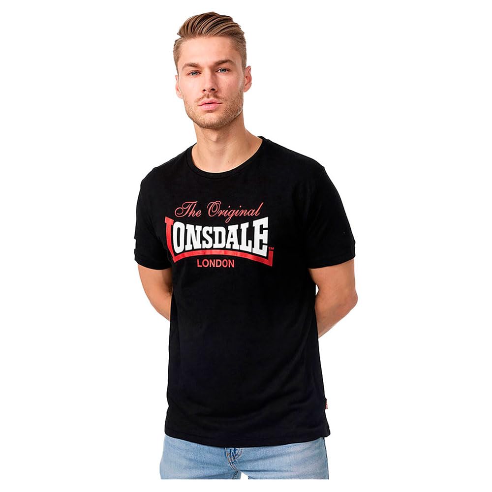 Lonsdale Men's Aldingham T-Shirt Black