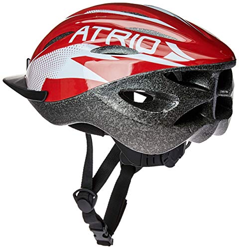 Capacete para Ciclismo MTB 2.0 Tam. G Viseira Removível e 19 Entradas de Ventilação Vermelho/Branco