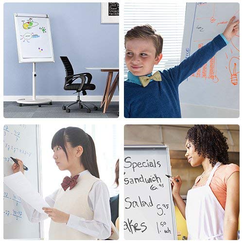 Mobile Dry Erase Board – 40X28 Inches Magnetic Portable Whiteboard Stand Easel White Board Flipchart Easel Board With 25 Sheets Paper Pad #TOP6