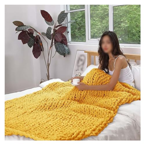 Couvertures et plaids tricotés en maille chenille super chaude - 2
