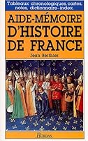 Aide-mémoire d'histoire de France 2040192840 Book Cover