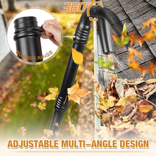 image for Glosaie Upgraded Universal Gutter Cleaning Tools from The Ground, Leaf