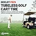 Ocelot P825 205/65-10 Golf Cart Tires 4-Ply Turf or Pavement Tire, Golf Cart Tires with All-Terrain Quality, Tubeless Non-Directional Tread Tires, Ideal for Club Car/Golf Carts with 10” Rims