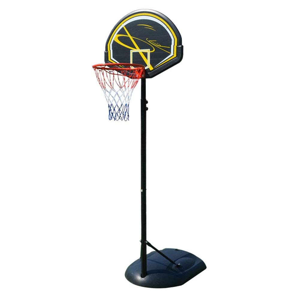 Canestro da basket portatile regolabile in altezza e sistema di supporto con tabellone da 31x22 pollici