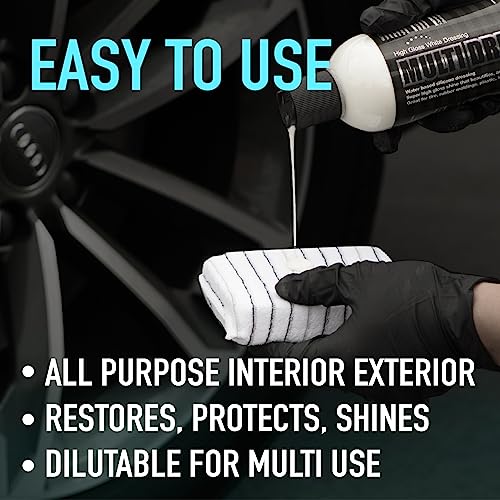 Nanoskin MULTI DRESS All Purpose Dressing 55 Gallons - Interior & Exterior Dressing for Car Detailing | Works on Tire, Vinyl, Rubber, Plastic & Trim | Safe for Cars, Trucks, Motorcycles, RVs & More - Thumbnail 4
