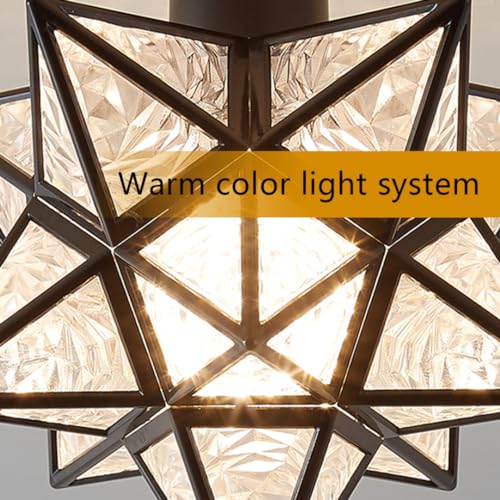 Abat-jour transparent 101cm Mount Star pour illuminer votre grand salon