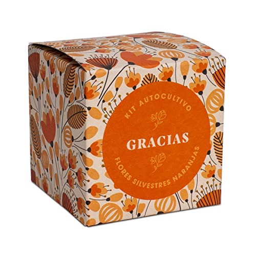 Resetea | Kit Autocultivo | Díselo con flores | Gracias | caléndula, pimpinela escarlata y...