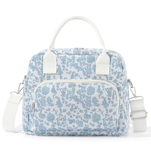 BuyCard Petit Sac Isotherme pour Homme et Femme - avec bandoulière réglable - Imperméable et résistant à l'huile - pour Le Travail, l'école, Les Pique-niques et Les déplacements