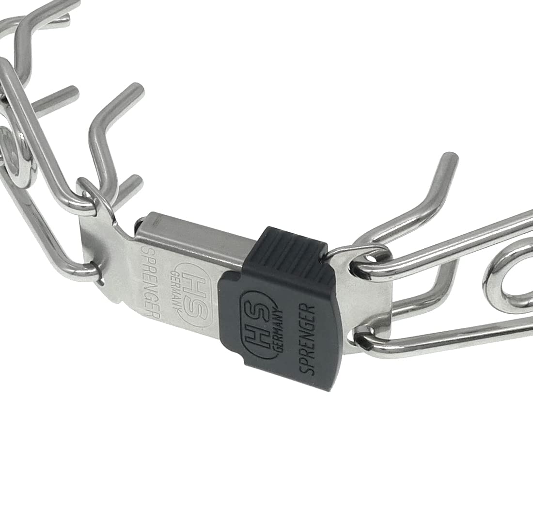HS SPRENGER - zamknięcie ochronne ClickLock, obroża dla psa, czarny, syntetyczny, zamknięcie ochronne ClickLock
