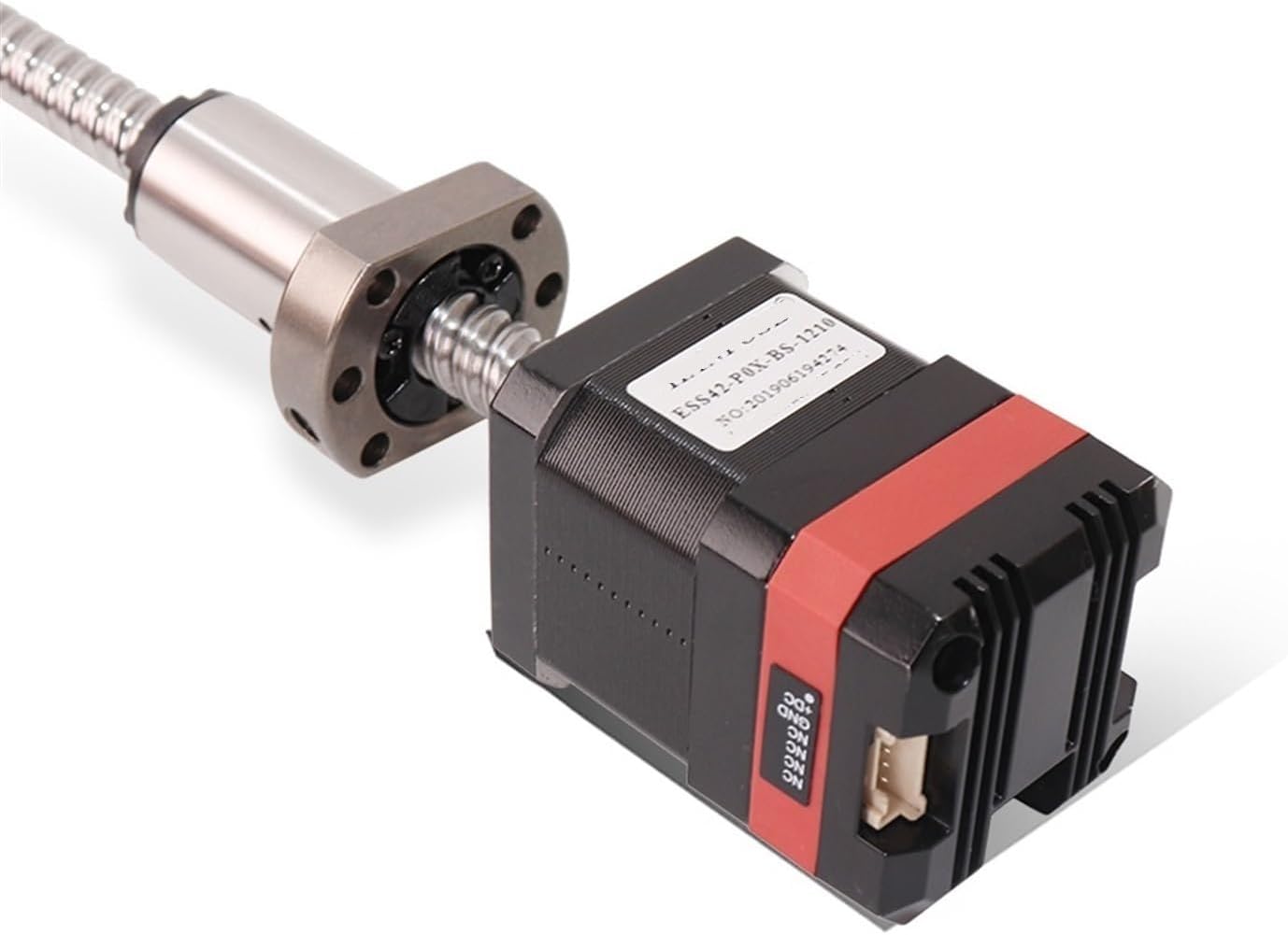 1 Pcs ESS42-P2X- SFU1210 60mm 1.8A 70N.cm Ball Screw Motor Drive Combined Motor 12V Closed Huan Integrated Motor 17 Servo Moto(ESS4260-1210-L300)