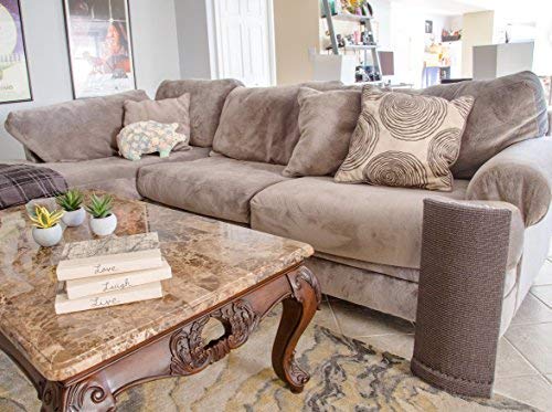 Sofa-Scratcher' Cat Scratching Post & Couch-Corner/Furniture Protector (Ivory) #TOP5