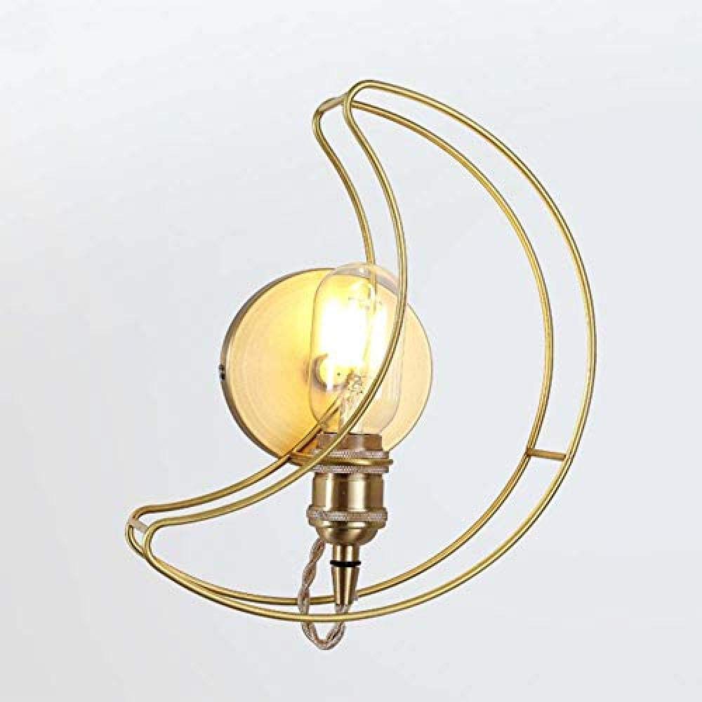 Dekoracje ścienne lampy ścienne, mosiądz kuty żelazny gwiazda księżyc salon sypialnia przy łóżku ściana balkon schody rodzina światło ścienne lampa ścienna