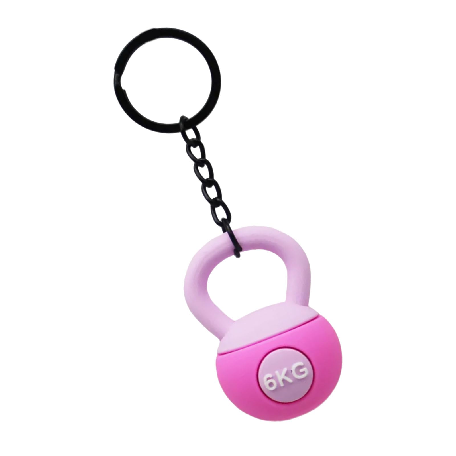 Maxtonser 3D Kettlebell Keychain Bag Accessory Portable Kettlebell Keychain Pendant Keyrings Charm For Decorating Keys And Bags
