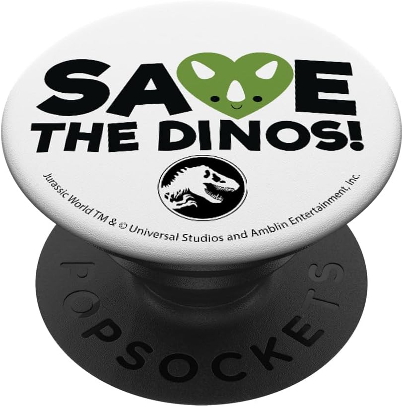 Jurassic World: Fallen Kingdom Save The Dinos PopSockets MagSafe PopGrip for iPhone