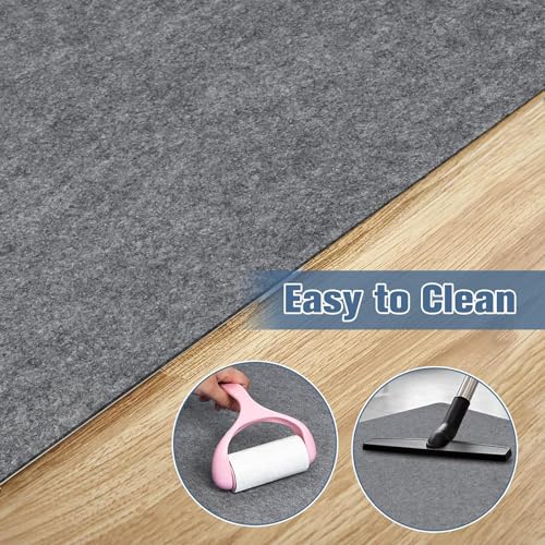 Tapete de cadeira de mesa deslizante fácil, suporte antiderrapante, fácil de limpar, tapete para cad