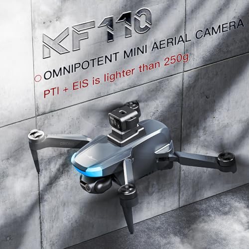 Teeggi KF110 Drohne mit 4K Kamera, Wiegt nur 230 Gramm,360° Laser Hindernisvermeidung, 22 Mins Flugzeit, GPS+ Optical Flow Dual Positioning,Professioneller RC Dron mit Bürstenlosem Motor, 2 Batterien – Bild 3