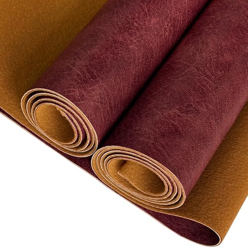 Tissu similicuir végétalien épais pour réparer des chaises usées