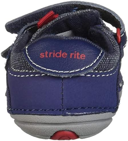 Stride Rite Boys Soft Motion Elijah Fisherman Sandal, Navy, 3 XW US Little Kid | Image 2