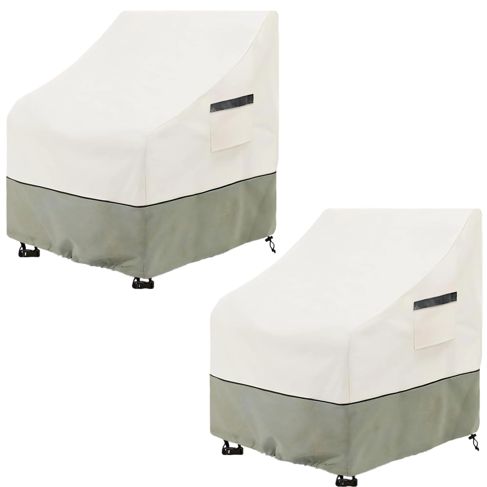 Fundas para sillas de exterior impermeables de 38.2x31.1x29.1 pulgadas fundas para sillón reclinable