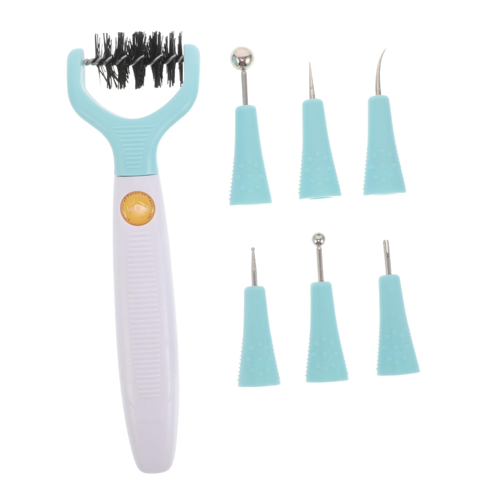 SEWACC 1Set Paper Flower Tool Kit for DIY Scrapbooking and Crafting Includes Portable Dispensing Pen Hand Carved Cutter Durable Materials for Creative Projects