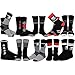 TeeHee Men's Cotton Crew Fashion Socks - 10 Pairs (S/51055+51056)10-13 Men's (US shoe sizes 8-13