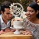 Hochzeitstorte Deko Mr & Mrs, 2 Stück Holz Cake Topper Tortendeko Hochzeit, Tortenstecker für Hochzeit, Jubiläum, Verlobung, Antrag
