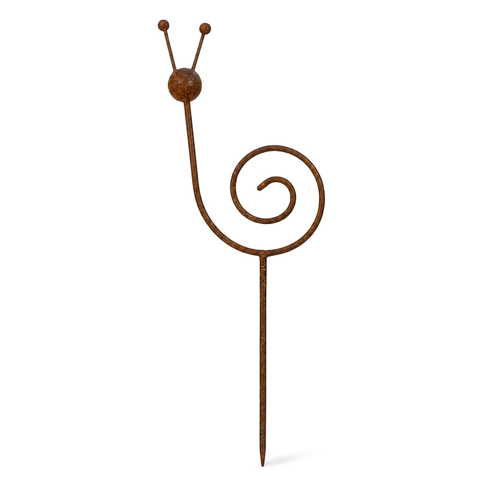 Ljmyy Rusty Iron Snails Garden Stake Yard Art Sculpture Weather Resistant Snail Lawns Ornament For Outdoor Decoration