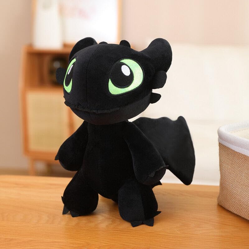TheKeenKid Black Dragon Plush Toy | Nightt Fuury Tooothless Plush Toy | Best Birthday Gifts for Dragon Lovers | Black Dragon Toys for Boys and Girls (B0CTM6P84C) Amazon Price History, Amazon Price Tracker
