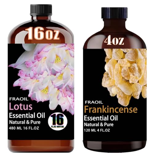 Aceite Esencial de Lotus y de Incienso 16 y 4 Fl Oz