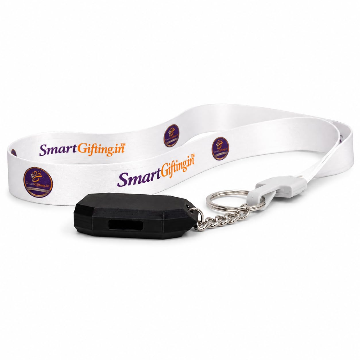 SmartGifting High Power Premium Sports Whistle 150 db with Lanyard Tag, Customised Name, Message and Logo (Black Colour 1 Pc)-image-9