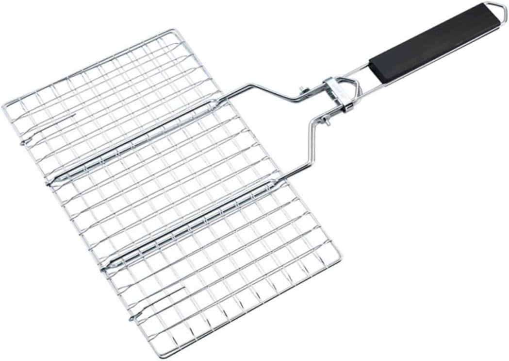 MERRYHAPY Outdoor Grill Supplies Barbecue Grilling Basket Wire Mesh Screen for Bbq