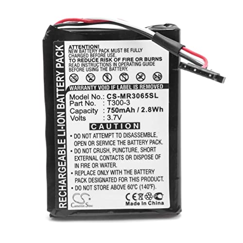 vhbw Batterie Remplacement pour Magellan T300-3 pour GPS, Appareil de Navigation (750mAh, 3,7V, Li-ION)