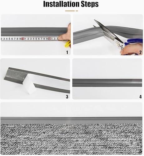 Tapis de sol qui rebique ? Solution de transition grise auto-adhésive - 7