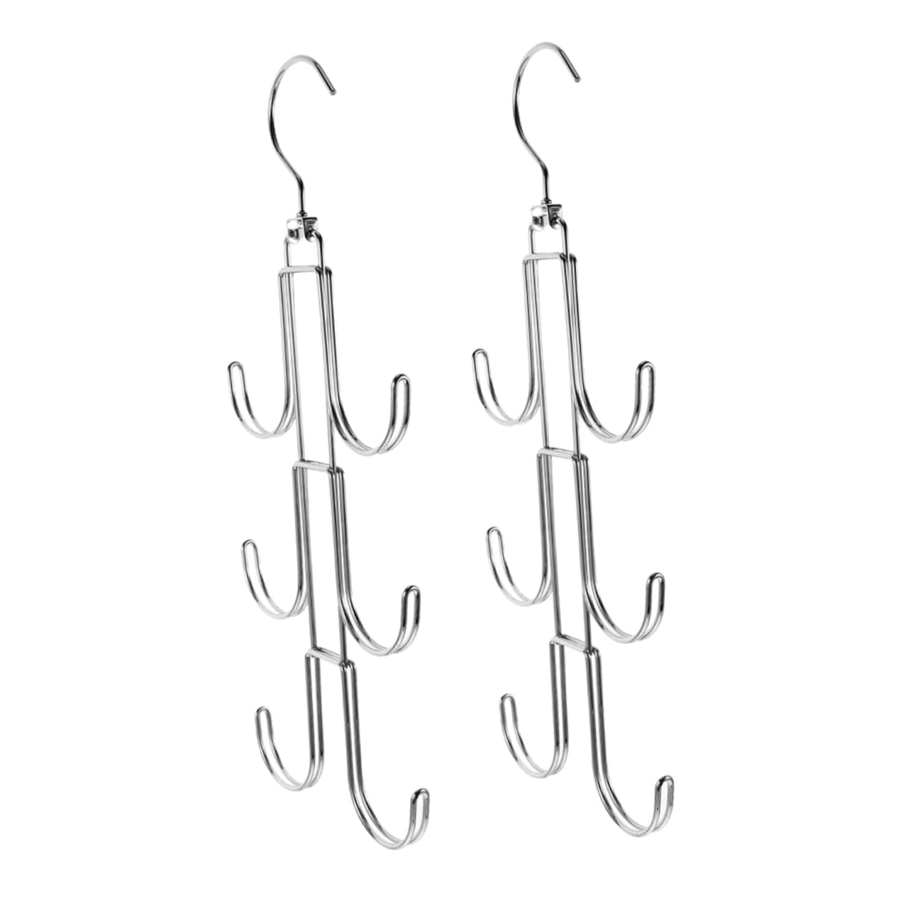 Cintre rotatif ceintures et paquet à main en métal robuste de dressing