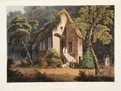 Toile moderne Petit Trianon Claude Nattes pour décorer un salon chaleureux