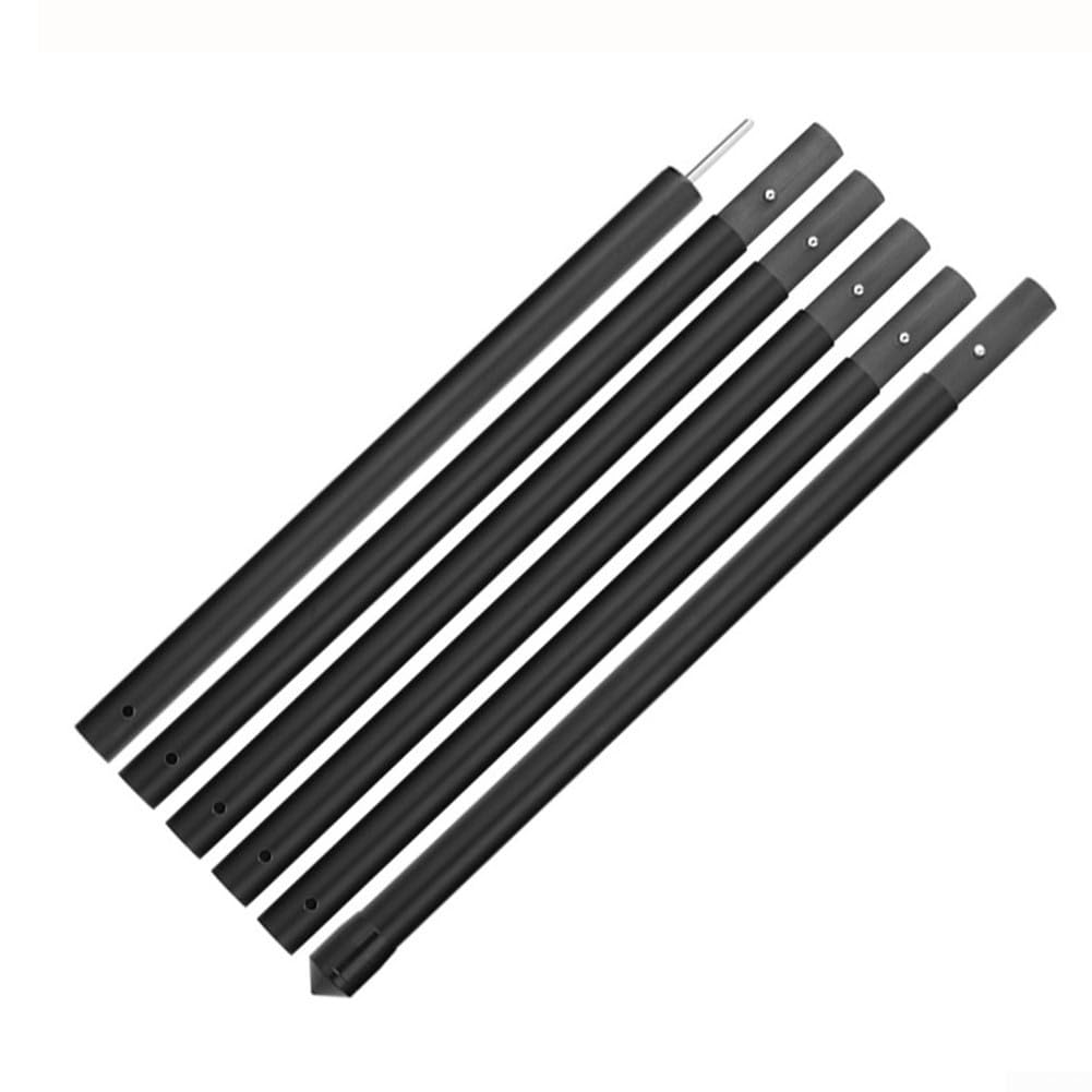 Varillas de lona de fibra de carbono ajustables, lonas de repuesto ligeras y fuertes para acampar y actividades al aire libre (2,9 m)
