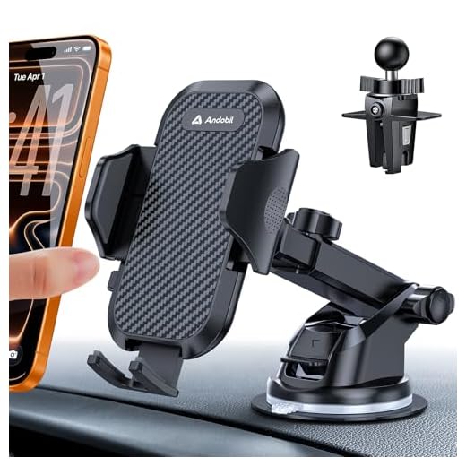 andobil Handyhalterung Auto [ 2021 Stabilere Version ] Auto Handyhalter Saugnapf & Lüftung 3 in 1 Universale KFZ Handy Halterung Pkw Halterung Kompatibel mit iPhone/Samsung/Huawei Xiaomi/LG usw