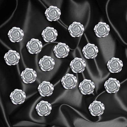 Image of 20 Pcs Enamel Rose Flowe Brooches Pins for Women Colorful Floral Brooch Flower Lapel Pin Badge Crafts Breastpin Jewelry Gift for Women Men Clothing Bags Backpacks Jackets Hat