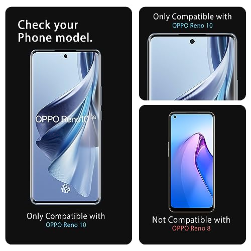 Image of ArmourPro UV Glue Tempered Glass for Reno 10, Reno 10 Pro & Reno 10 Pro Plus, Pack of 2, Curved Screen Protector, 9H Anti Scratch, Edge to Edge Coverage, HD Clarity, Easy UV Installation Kit
