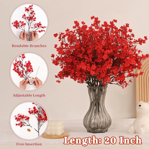 Yastouay-Red-Fake-Flowers-Artificial-Flowers-5Pcs-Real-Touch-Silk-Flowers-Faux-Artificial-Flowers-for-Decorations-Babys-Breath-Artificial-Flowers-Bulk-for-Spring-Decor-Floral-Arrangement Yastouay Red Fake Flowers Artificial Flowers 5Pcs Real Touch Silk Flowers Faux Artificial Flowers for Decorations Babys Breath Artificial Flowers Bulk for Spring Decor Floral Arrangement