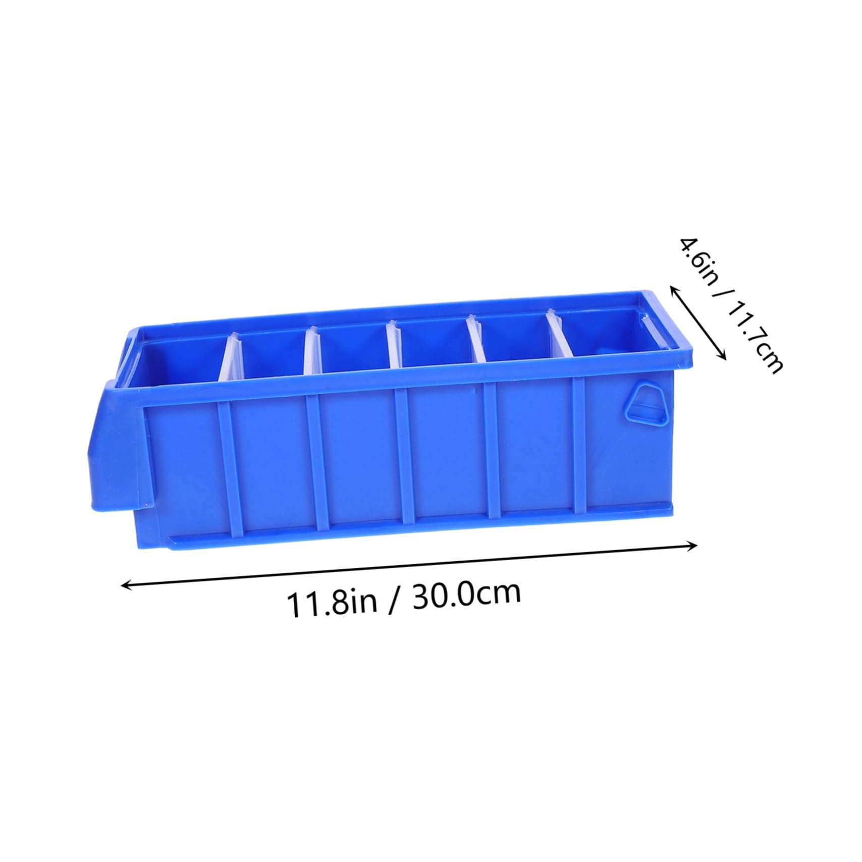 Angoily 2pezzi Scatola Di Immagazzinaggio Per Utensili Contenitore Per Viti e Componenti Organizer Per Officina e Garage Scatola Di Classificazione Con Separatori