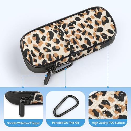 Image of Gelozid Insulin Cooler Travel Case Diabetic Medication Insulated Cool Organizer with 2 Reusable Ice Packs for Insulin Pen and Other Diabetic Supplies, for The Daily Life and Trip, Leopard Print