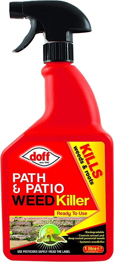 1L Path, Patio & Decking Liquid, Ready To Use Spray Bottle