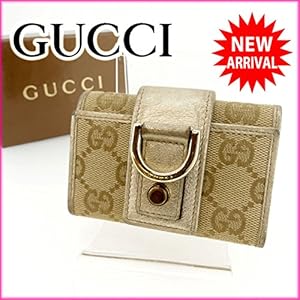✨新品未使用✨GUCCI グッチ GGキャンバスレザー ✨キーケース GUCCI（グッチ） キーケース 6連 メンズ レディース アウトレット