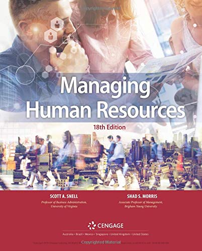 Managing Human Resources, Loose-Leaf Version 1337389625 Book Cover